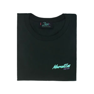 🍟Maroilles FRITES T-Shirt noir – Unisexe | Phosphorescent