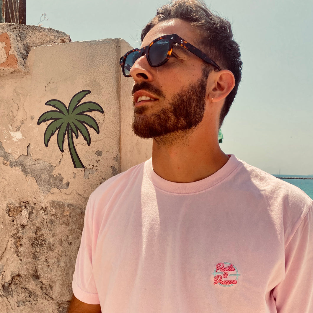 💭Pastis & Dreams T-Shirt rose – Unisexe | Phosphorescent