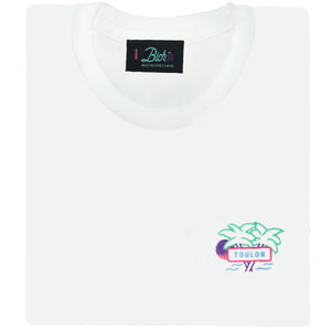 🌴 Toulon T-Shirt blanc – Unisexe | Phosphorescent