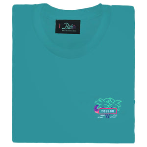 🌴 Toulon T-Shirt aquamarine – Unisexe | Phosphorescent