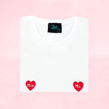 Load image into Gallery viewer, 💕 Mia Mi Corazon T-Shirt blanc - Femme | Phosphorescent