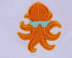 🐙 Le Poulpe Gangsta T-Shirt blanc - Unisexe | Phosphorescent
