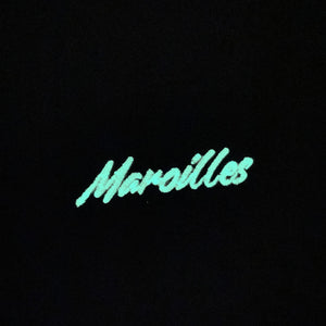 🍟Maroilles FRITES T-Shirt noir – Unisexe | Phosphorescent