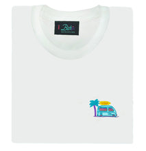 Charger l&#39;image dans la galerie, ☮️Van Life direction Le Sud T-Shirt blanc - Unisexe | Phosphorescent
