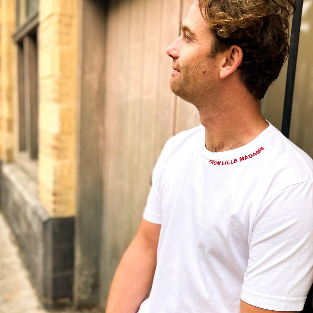 🫀FROM LILLE MADAME T-Shirt blanc – Unisexe
