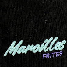 Charger l&#39;image dans la galerie, 🍟Maroilles FRITES Pull noir – Unisexe | Phosphorescent